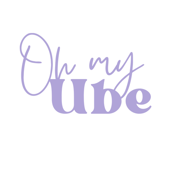Logo Oh My Ube violet 